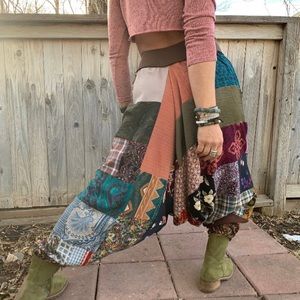 💖 Zazra Handmade Patchwork Harem Pants ~ Size Medium 💖